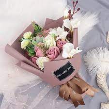14 38in Artificial Soap Fake Rose Flower Bouquets Birthday Etsy Valentines Flowers Birthday Flowers Bouquet Flower Gift