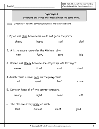 Check spelling or type a new query. Synonyms Worksheet