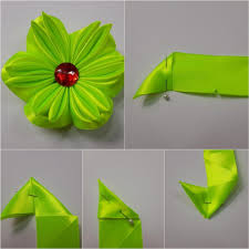 Como Hacer Seis Modelos De Flores Con Cinta De Raso Flores De Cinta Cintas De Raso Tutorial Flor Hecha Con Cinta