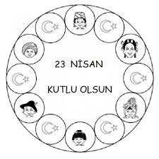 23 Nisan Boyama Sayfalari Boyama Sayfalari Nisan Anneler Gunu Fikirleri