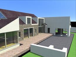 One side of the house is raised on the platform. House Design Ideas Building A House In Cork