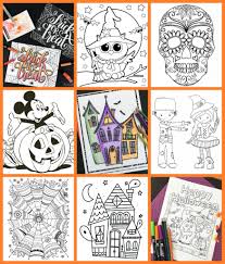 100 scary coloring pages for everyone's favorite halloween. Free Halloween Coloring Pages For Adults Kids Happiness Is Homemade