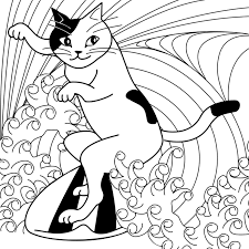 1159 x 1500 png 48 кб. Cats Personified 10 Free Printable Coloring Pages For Kids Feltmagnet