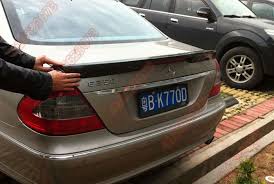 Fit For Mercedes Benz E200 E230 E280 W211 E E350 E500 Carbon Fiber Rear Spoiler Rear Wing Mercedes Benz Benz Replacement Parts