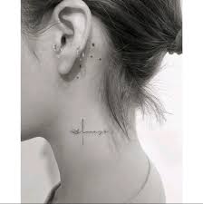 Tatuaje en el cuello de mujer. Pin En Tatuajes