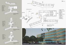 School Project On Behance School Building Design Hospital Architecture Architecture Building Design