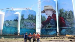 When The Rain Comes Silos Of Yelarbon Queensland Australian Art Art Street Art