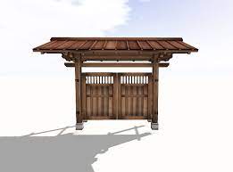 Buy Garden Gate Door Japanese Gate Japanese Fence Japanese Entrance