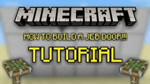 They use the red stone and the repeaters along the top of the structure for a 2 block high . Minecraft Jeb Door 1 14