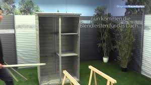 Regensichere aufbewahrung von sitzkissen im outdoorbereich. Aufbau Traumgarten Neo Gartenschrank Tipps Und Tricks Youtube