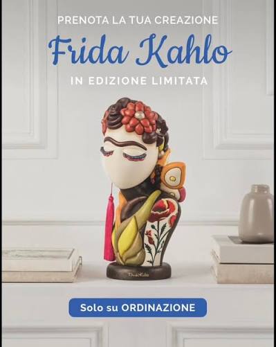 BUSTO FRIDA KAHLO #thun 🌼 Disponibile solo su ordinazione 😍 Prenota il tuo.. disponibilit&agrave; limitate 🤩