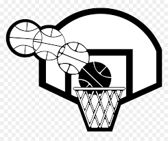Street basketball on city outdoor court vector. Rectangle Backboard Basketball Hoop Clipart Graphic Backboard Basketball Basketball Hoop Outline Clipart Hd Png Download Vhv
