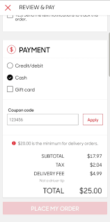 Check spelling or type a new query. Pizza Hut Saying You Need To Order 20 Dollars Worth Of Food When They Re Charging You 5 Dollars For Delivery Assholedesign