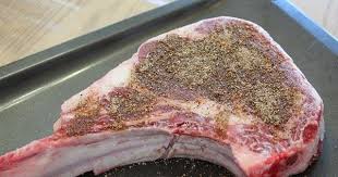 Franchement Cette Marinade Seche Est Tout A Fait Delicieuse Je L Ai Utilisee Sur Mon Tomahawk Mais J Ai Hate De L Essayer Sur D Autres S Food Meat Steak