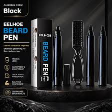 Product: EELHOE – 3pcs Beard Pencil Filler For Men 4-Tip Beard Pen Kit With  Beard Brush المنتج: أيلهوي – طقم أقلام اللحية 3 قطع مع فرشاة اللحية للرجال  مكون من 4 أطراف -
