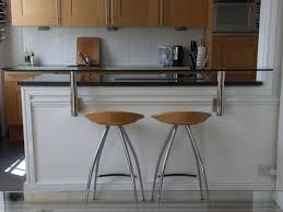 Bar tops are heavy pieces of granite hanging from a very narrow area. Kitchen Worktops Style Within