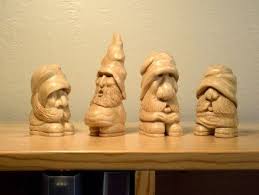 Wood Gnomes By Ivan Lumberjocks Com Woodworking Community Wood Carving Patterns Simple Wood Carving Carving