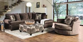 This cozy sectional features plush pillow top arms, a pub back cushion with lumbar support and two reclining padded chaise footrest that provides full leg support. Sm5143br 2 Pc Bonaventura Brown Plush Microfiber Sectional Sofa
