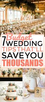7 More Incredible Tips For Having A Wedding On A Budget Wedding Expenses Budget Wedding Wedding Planning Services