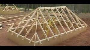 To support the roof over a porch without using posts, designers sometimes specify cantilever trusses. How To Frame A Hip Roof Full Demonstration Of Layout Cuts And Assembling Youtube