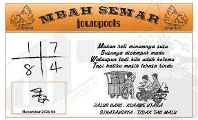 Syair Hk Mbah Semar 06 November 2020 Keluaran Togel