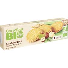 Galettes Saveur Noisettes Carrefour Bio Produits Alimentaires Fibres Alimentaire Puree De Noisette