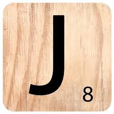 Lettres Decoratives J Medium Naturel Noir L 20 X H 20 Cm Lettre Decorative Lettre A Lettres Adhesives
