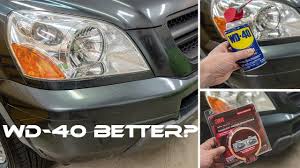 Wd40 Vs 3m Best Headlight Restoration Method Youtube