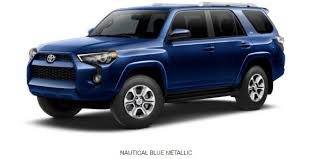 what are the 2017 toyota 4runner exterior color options