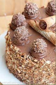 How big is a giant ferrero chocolate cake? Ferrero Rocher Cake Let The Baking Begin