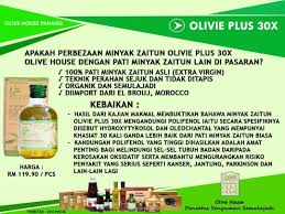 Olivie plus 30x merupakan minyak zaitun extra virgin 100% asli yang mampu berikan kita tenaga semulajadi disamping kandungan antioksida yang tinggi akan membantu kita memperbaiki tahap kecergasan kita sekeluarga. Bila Kita Sihat Mudah Nak Beribadah