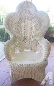 Exquisite Large Vintage Wicker Chair Heywood Wakefield Vintage Wicker Chair White Wicker Chair Wicker Chair