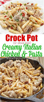 Crock Pot Creamy Italian Chicken Recipe From The Country Cook Recettes De Cuisine Recettes De Poulet Italiens Cuisine