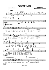Paint It Black The Rolling Stones Sheet Music Piano Lessons For Beginners Flute Sheet Music Sheet Music