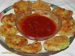 Fried Green Tomatoes And Dipping Sauce Green Tomatoes Cooking Recipes Thai Dipping Sauce