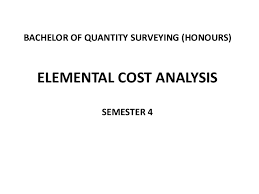 What successful cost estimators know….and you should, too. Eca Workshop Brief