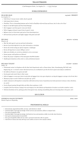 bellman resume sample mintresume