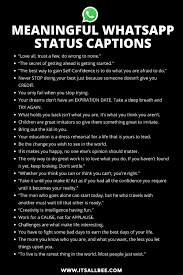 100 Best Whatsapp Quotes Captions For Your Profile Status Itsallbee Travel Blog In 2020 Quotes For Whatsapp Short Meaningful Quotes Caption Quotes