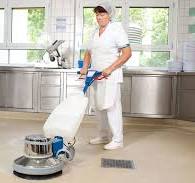 Single disc scrubbing machine E500E and stone cleaning machine