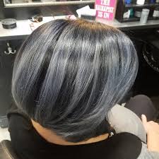It can make a fun change for dark tresses. The Hottest Shades And Highlights For Gray Hair It S Rosy