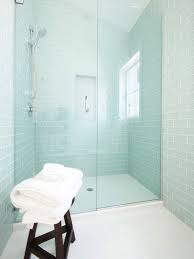 Glass Subway Tile In Pale Green Home Pinterest Glass Tile Shower Glass Subway Tile Bathroom Glass Tile Bathroom