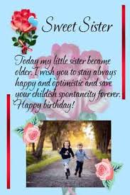 Birthday Wishes For Little Brother From Elder Sister Personalized Birthday Letter For Sister Online Surprise Gifts For Sister Birthday Happy Birthday Lettering Birthday Messages For Sister Birthday Wishes For Myself