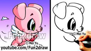 Drawing Tutorials For Beginners - How To Draw A Pig With Wings! - Learn To  Draw - Fun2Draw - Youtube