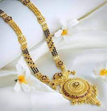 The collection includes many gorgeous designs and patterns. 15 Latest 22 Karat Gold Mangalsutra Design 2020 Gold Mangalsutra Designs Gold Necklace Designs Black Beads Mangalsutra Design