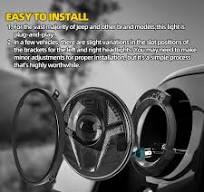 Amazon.com: Riasdy 2 faros delanteros redondos LED láser de 7 pulgadas  compatibles con Jeep Wrangler JK JKU TJ LJ, etc. Luz alta/baja DRL para  lente ...