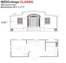 Medcottage Classic Floor Plan Granny Pods Floor Plans Floor Plans Shed Plans