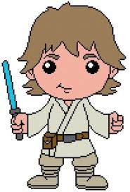 Fast & free shipping on many items! Star Wars Luke Skywalker Ultimate Chibi 15 Inch Plastic Canvas Catalog Item By Michael Kramer Bordados En Punto Cruz Puntos De Bordado Punto De Cruz