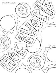 Binder Cover Coloring Page For High School Middle School Class School Book Covers Coloring Pages School Binder Covers