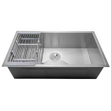 Check spelling or type a new query. Akdy Handmade Undermount 32 In X 18 In Stainless Steel Single Bowl Kitchen Sink All In One Kit In The Kitchen Sinks Department At Lowes Com