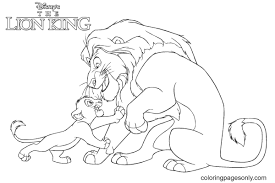 Some of the coloring page names are mufasa drawing at getdrawings, the lion king mufasa is sleeping coloring the lion king mufasa is sleeping coloring, the great mufasa the lion king coloring online coloring for, awesome mufasa simba father coloring awesome mufasa simba father coloring color nimbus, mufasa roar the lion king coloring. Lion King Mufasa With Simba Coloring Pages The Lion King Coloring Pages Coloring Pages For Kids And Adults